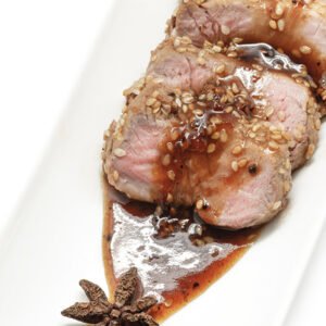 Medallón de lomo con salsa Teriyaki