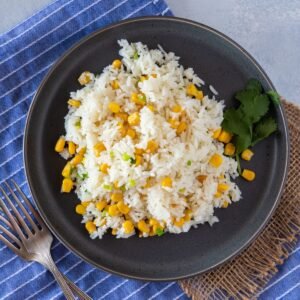 Arroz con maíz
